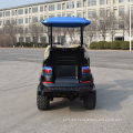 Blue 4 Seater High Quality off Road Battery Powered Utility Mini Electric Airport Golf Buggy Cart with CE Certificate